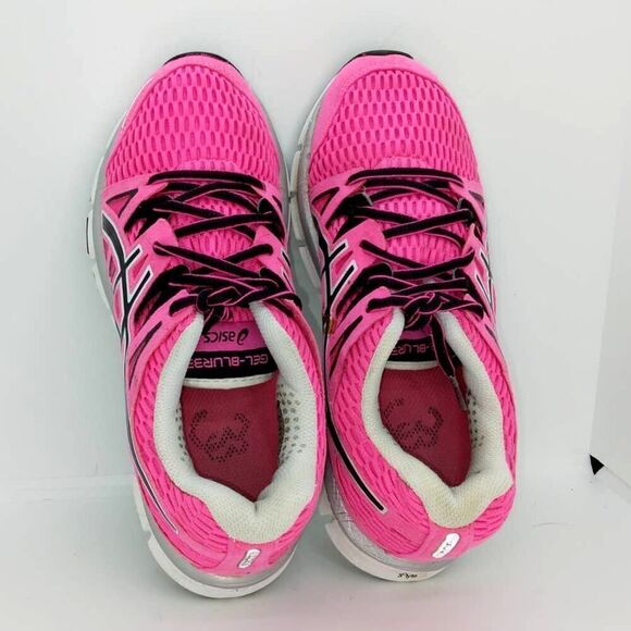 Asics Gel Blur 33 Women's Pre-owned Hot Pink/Black Running Sneakers - sz. 5 - Picture 3 of 6